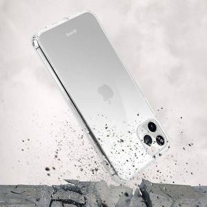 Crong Crong Crystal Shield Cover - Zestaw etui iPhone 11 Pro (przezroczysty) + szkło hybrydowe 9H 6