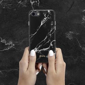 Crong Crong Marble Case Etui iPhone SE 2020 / 8 / 7 (czarny) 5