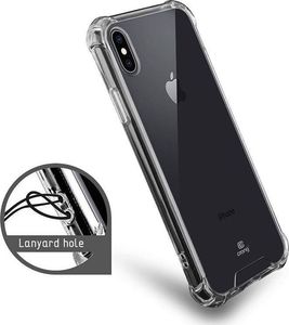 Crong Crong Hybrid Protect Cover - Etui iPhone Xs / X (przezroczysty) 3