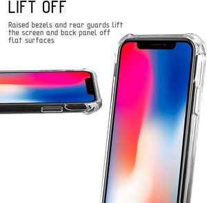 Crong Crong Hybrid Protect Cover - Etui iPhone Xs / X (przezroczysty) 6
