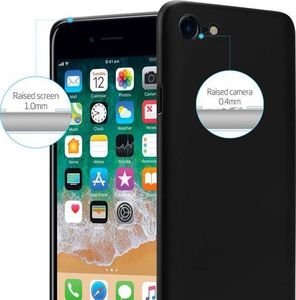 Crong Crong Smooth Skin - Etui iPhone SE 2020 / 8 / 7 (czarny) 4