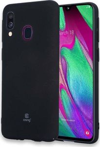 Crong Crong Smooth Skin - Etui Samsung Galaxy A40 (czarny) 3