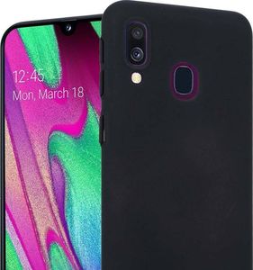 Crong Crong Smooth Skin - Etui Samsung Galaxy A40 (czarny) 6