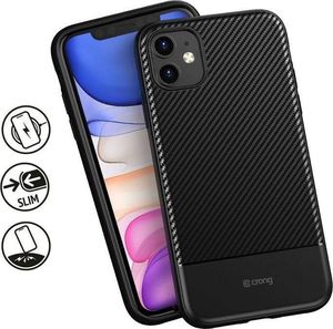 Crong Crong Prestige Carbon Cover - Etui iPhone 11 (czarny) 2