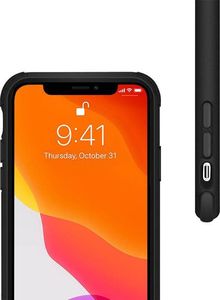 Crong Crong Trace Clear Cover - Etui iPhone 11 (czarny/czarny) 2