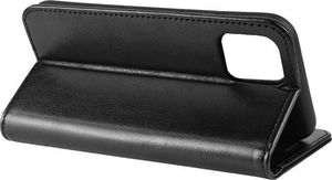 Crong Crong Booklet Wallet - Etui iPhone 11 Pro Max z kieszeniami + funkcja podstawki (czarny) 4