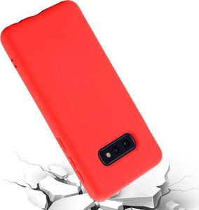 Crong Crong Color Cover - Etui Samsung Galaxy S10e (czerwony) 3