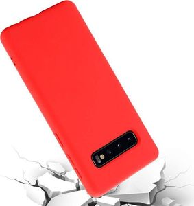 Crong Crong Color Cover - Etui Samsung Galaxy S10+ (czerwony) 2