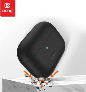 Crong [PRODWYC] Crong Liquid Case - Etui AirPods Pro (czarny) 4