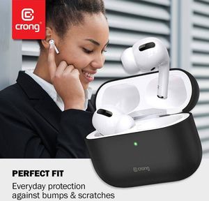 Crong [PRODWYC] Crong Liquid Case - Etui AirPods Pro (czarny) 5