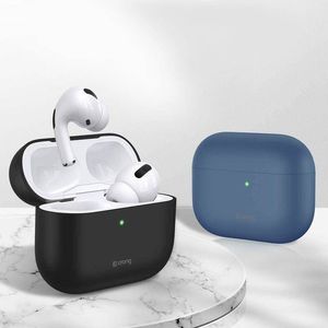 Crong Crong Liquid Case - Etui AirPods Pro (granatowy) 2