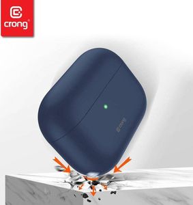 Crong Crong Liquid Case - Etui AirPods Pro (granatowy) 3