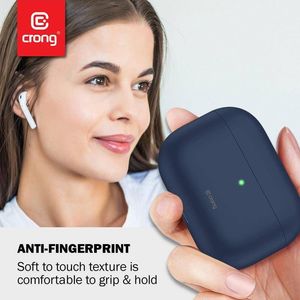 Crong Crong Liquid Case - Etui AirPods Pro (granatowy) 5
