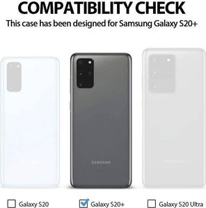 Crong Crong Color Cover - Etui Samsung Galaxy S20+ (czarny) 4