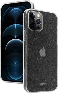 Crong Crong Glitter Case - Etui iPhone 12 Pro Max (przezroczysty/srebrny) 4
