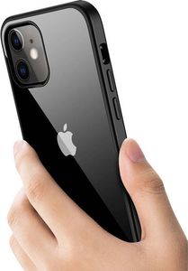 Crong Crong Clear Cover - Etui iPhone 12 Mini (czarny) 4