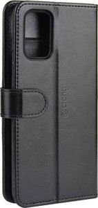 Crong Crong Booklet Wallet - Etui Samsung Galaxy S20+ z kieszeniami + funkcja podstawki (czarny) 3