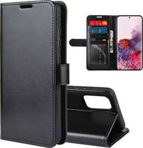 Crong Crong Booklet Wallet - Etui Samsung Galaxy S20+ z kieszeniami + funkcja podstawki (czarny) 9
