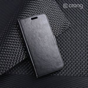 Crong Crong Booklet Wallet - Etui Samsung Galaxy S20 Ultra z kieszeniami + funkcja podstawki (czarny) 2