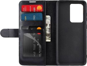 Crong Crong Booklet Wallet - Etui Samsung Galaxy S20 Ultra z kieszeniami + funkcja podstawki (czarny) 4