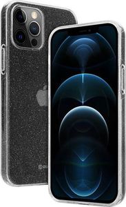 Crong Crong Glitter Case - Etui iPhone 12 Pro Max (przezroczysty/srebrny) 5