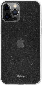 Crong Crong Glitter Case - Etui iPhone 12 Pro Max (przezroczysty/srebrny) 7
