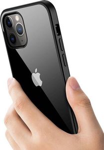 Crong Crong Clear Cover - Etui iPhone 12 Pro Max (czarny) 4