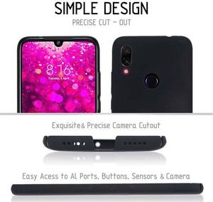 Crong Crong Smooth Skin - Etui Xiaomi Redmi 7 (czarny) 4