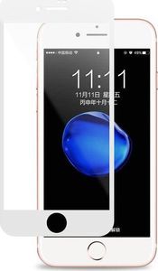 Crong Crong 7D Nano Flexible Glass - Szkło hybrydowe 9H na cały ekran iPhone SE 2020 / 8 / 7 / 6s / 6 (White) 2