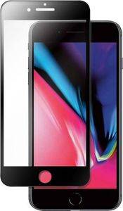 Crong Crong 7D Nano Flexible Glass - Szkło hybrydowe 9H na cały ekran iPhone 8 Plus / 7 Plus (Black) 2