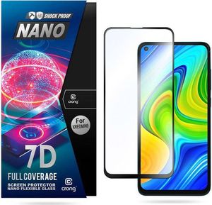 Crong Crong 7D Nano Flexible Glass - Szkło hybrydowe 9H na cały ekran Xiaomi Redmi Note 9 6