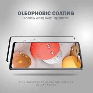 Crong Crong 3D Armour Glass - Szkło hartowane 9H Full Glue na cały ekran Samsung Galaxy A42 5G 3