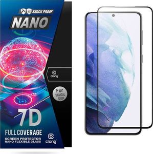 Crong Crong 7D Nano Flexible Glass Niepękające szkło hybrydowe 9H na cały ekran Samsung Galaxy S21+ 1