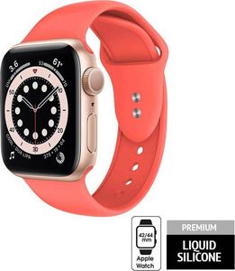 Crong Pasek Apple Watch 42/44mm koralowy 2