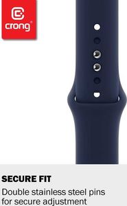Crong Pasek Apple Watch 42/44 mm czarny 8