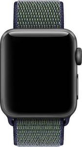 Crong Pasek sportowy Nylon Apple Watch 38/40 mm Midnight Fog 3