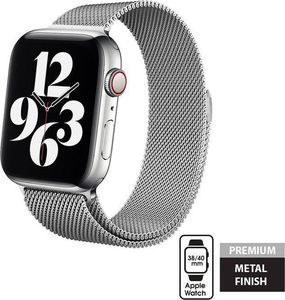 Crong Pasek Milano Steel Apple Watch 38/40 mm srebrny 6