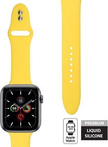 Crong Pasek Apple Watch 38/40 mm żółty 2