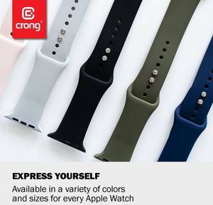Crong Pasek Apple Watch 42/44 mm bordowy 3