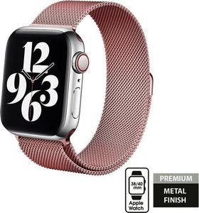 Crong Pasek Milano Steel Apple Watch 38/40 mm różowe złoto 3