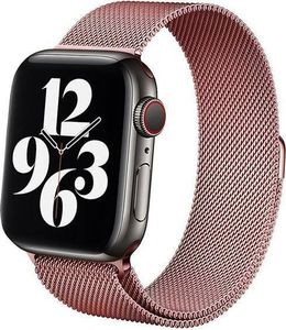 Crong Pasek Milano Steel Apple Watch 38/40 mm różowe złoto 7
