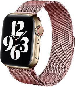 Crong Pasek Milano Steel Apple Watch 38/40 mm różowe złoto 8