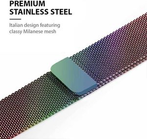 Crong Pasek Milano Steel Apple Watch 38/40 mm opalizujący 3