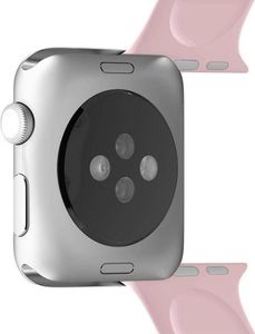 Puro PURO ICON - Elastyczny pasek sportowy do Apple Watch 38 / 40 mm (S/M & M/L) (piaskowy róż) 3