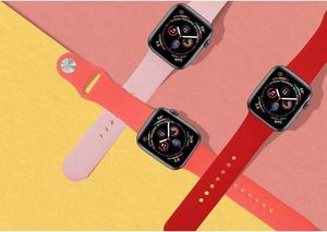 Puro PURO ICON - Elastyczny pasek sportowy do Apple Watch 38 / 40 mm (S/M & M/L) (piaskowy róż) 9