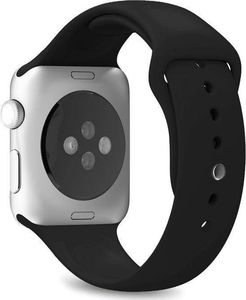 Puro PURO ICON - Elastyczny pasek sportowy do Apple Watch 42 / 44 mm (S/M & M/L) (czarny) 2
