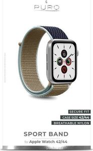 Puro PURO Nylon - Pasek do Apple Watch 42 / 44 mm (Khaki/Granatowy) 4