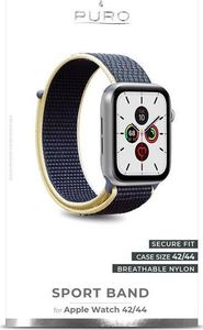 Puro PURO Nylon - Pasek do Apple Watch 42 / 44 mm (Niebieski) 4