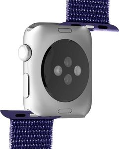 Puro PURO Nylon - Pasek do Apple Watch 42 / 44 mm (Granatowy/Czarny) 2