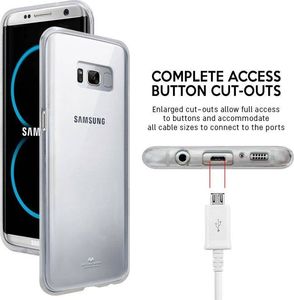 Mercury Mercury Transparent Jelly - Etui Samsung Galaxy S8+ (przezroczysty) 5